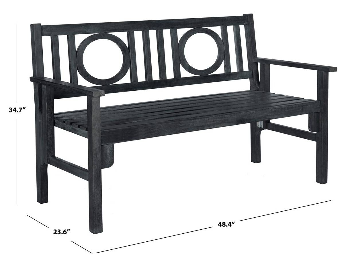 Safavieh Piedmont Folding Bench | Outdoor Stools & Benches |  Modishstore  - 10