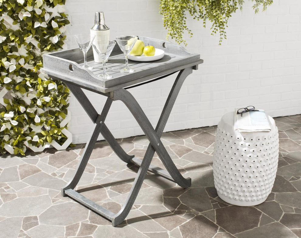 Safavieh Covina Tray Table | Outdoor Tables | Modishstore - 8