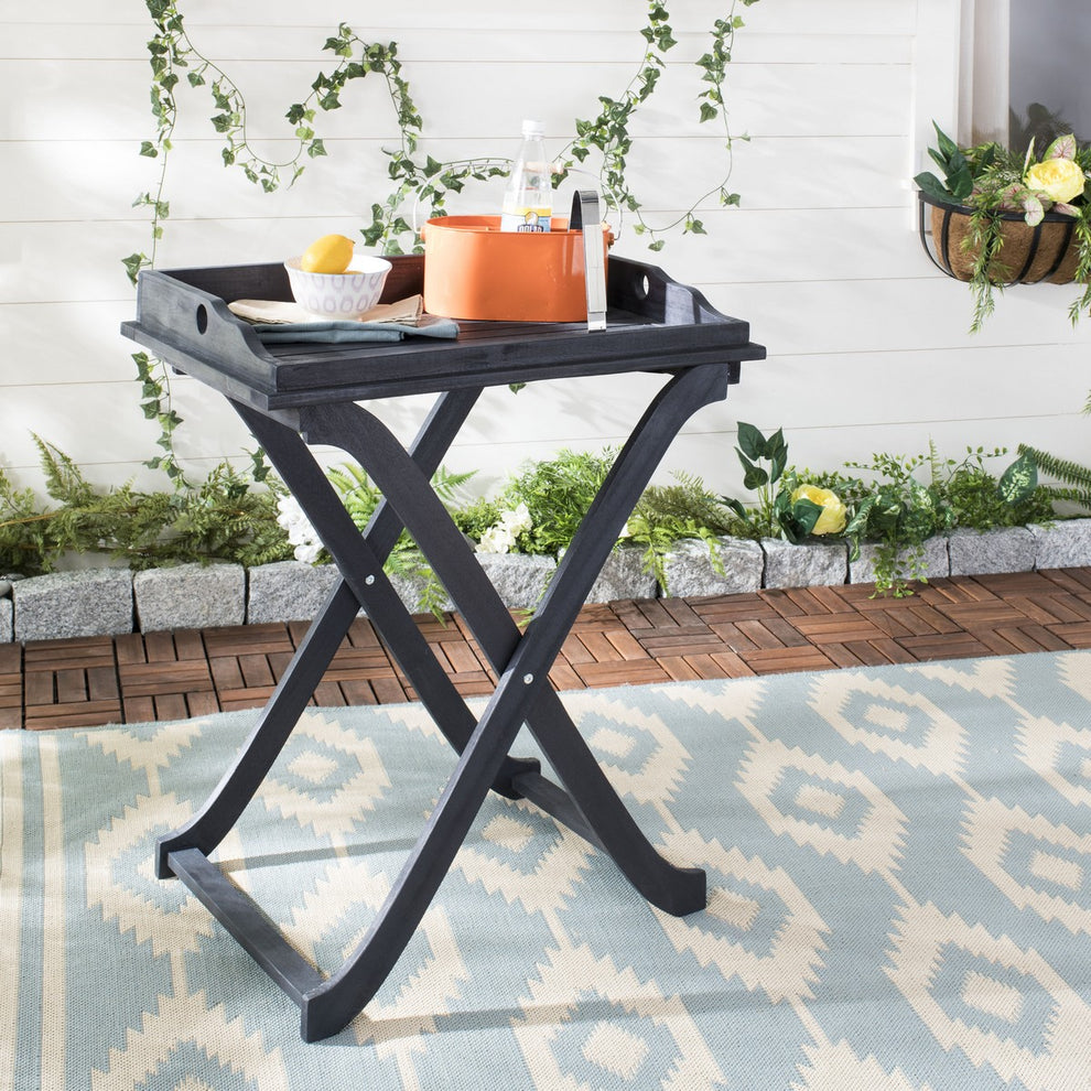 Safavieh Covina Tray Table | Outdoor Tables | Modishstore - 12