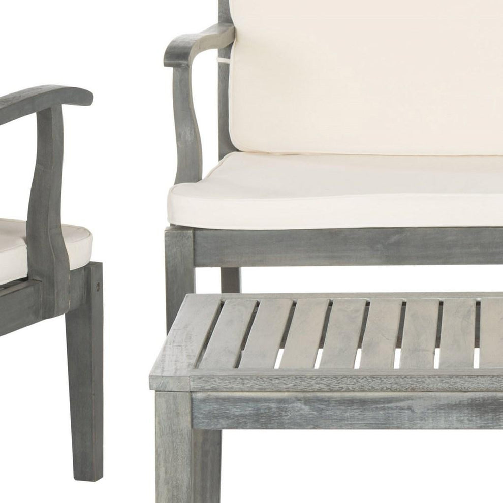 Safavieh Del Mar 4 Pc Outdoor Set | Outdoor Sofas, Loveseats & Sectionals | Modishstore - 7