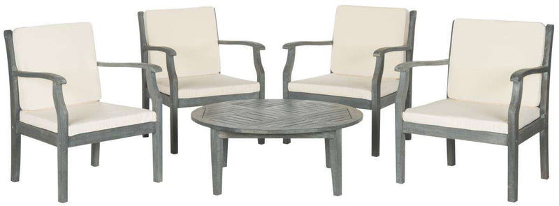 Safavieh Colfax 5 Pc Coffee Set | Outdoor Sofas, Loveseats & Sectionals | Modishstore - 2