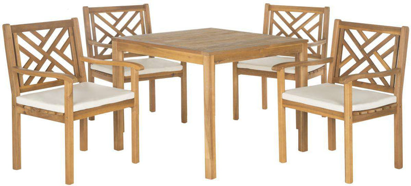 Safavieh Bradbury 5 Pc Dining Set | Outdoor Dining Sets | Modishstore - 1
