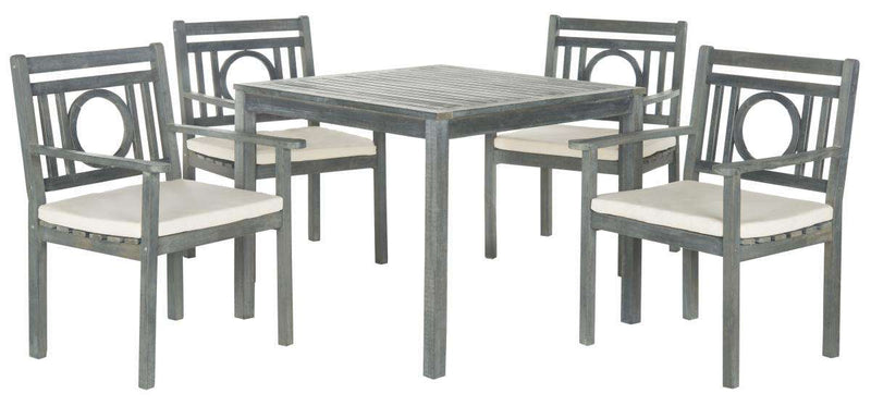Safavieh Montclair 5 Pc Dining Set | Outdoor Dining Sets | Modishstore - 2