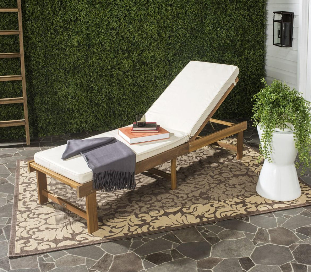 Safavieh Inglewood Chaise Lounge Chair | Outdoor Recliners & Lounge Chairs | Modishstore - 1