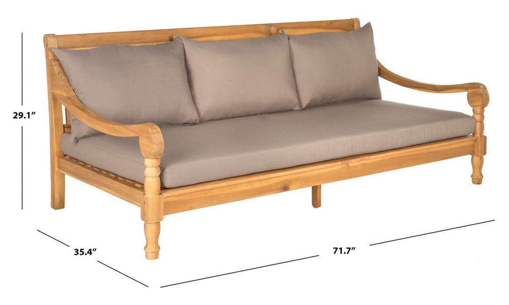 Safavieh Pasadena Day Bed | Outdoor Sofas, Loveseats & Sectionals | Modishstore - 2