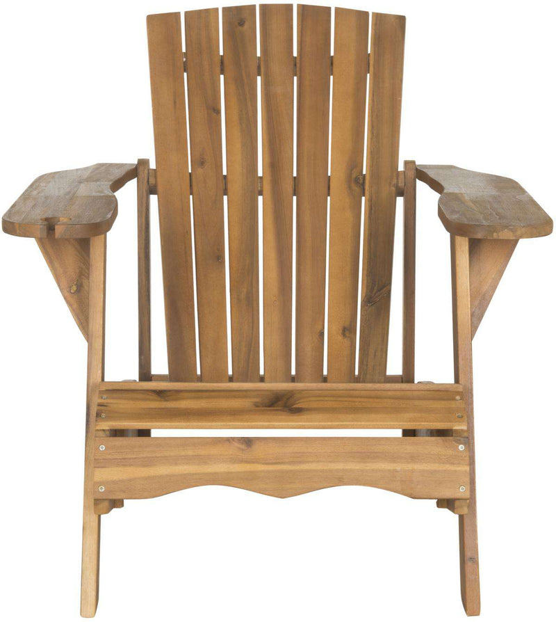 Safavieh Vista Wine Glass Holder Adirondack Chair | Outdoor Chaise Lounges | Modishstore - 4