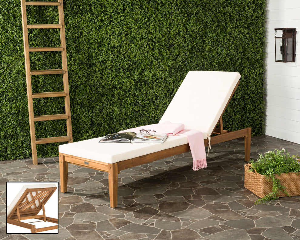 Safavieh Azusa Sunlounger | Outdoor Recliners & Lounge Chairs | Modishstore - 1