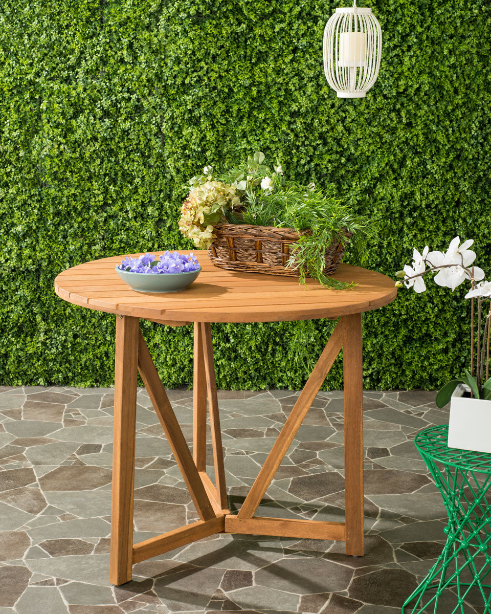 Safavieh Cloverdale Round Table | Outdoor Tables | Modishstore - 1