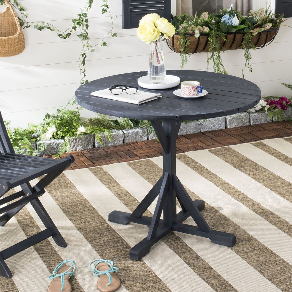Safavieh Arcata Round Table | Outdoor Tables | Modishstore - 10