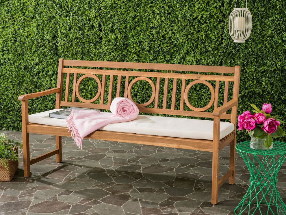 Safavieh Montclair 3 Seat Bench | Outdoor Stools & Benches | Modishstore - 1