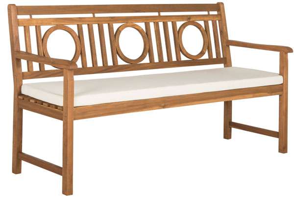 Safavieh Montclair 3 Seat Bench | Outdoor Stools & Benches | Modishstore - 2
