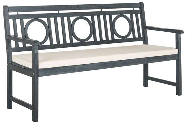 Safavieh Montclair 3 Seat Bench | Outdoor Stools & Benches | Modishstore - 5