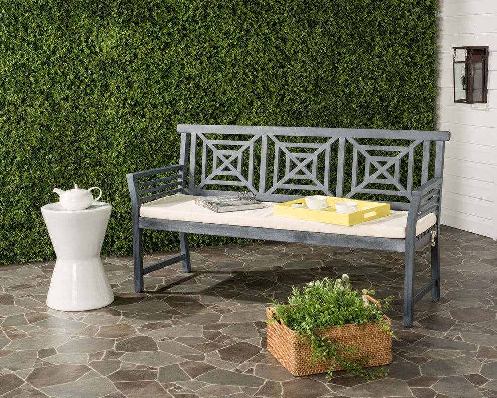 Safavieh Del Mar 3 Seat Bench | Outdoor Stools & Benches | Modishstore - 6