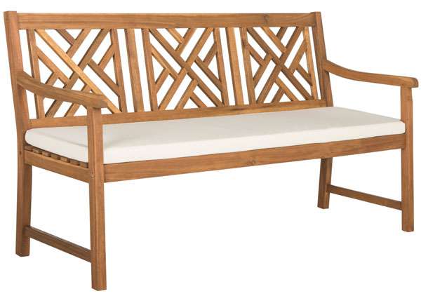 Safavieh Bradbury 3 Seat Bench | Outdoor Stools & Benches | Modishstore - 2