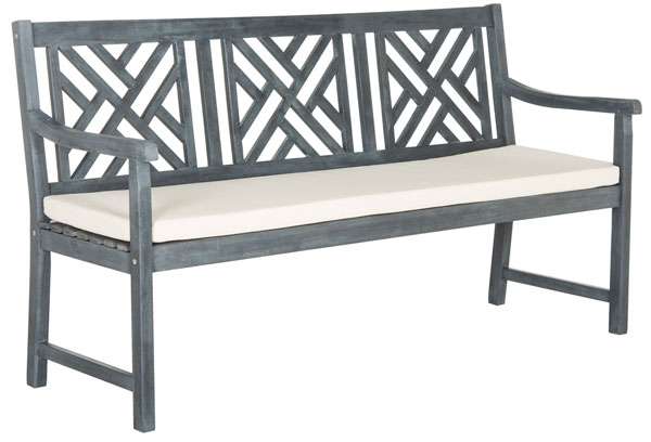 Safavieh Bradbury 3 Seat Bench | Outdoor Stools & Benches | Modishstore - 3