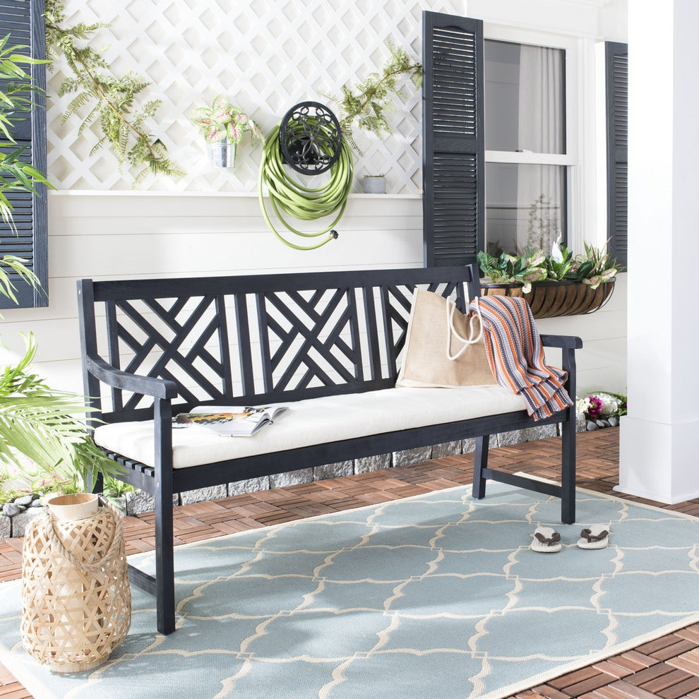 Safavieh Bradbury 3 Seat Bench | Outdoor Stools & Benches | Modishstore - 11