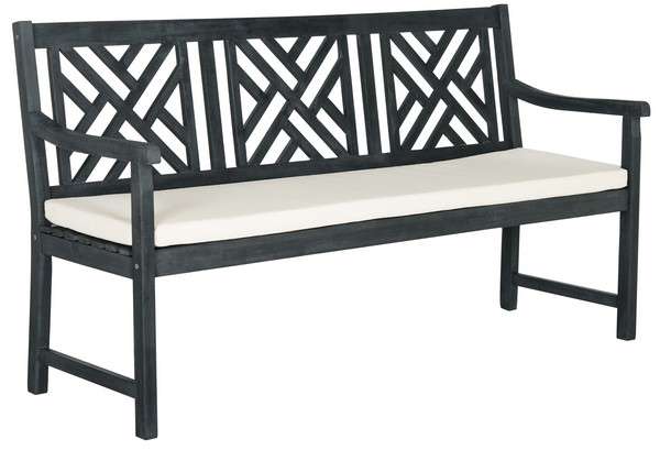 Safavieh Bradbury 3 Seat Bench | Outdoor Stools & Benches | Modishstore - 4