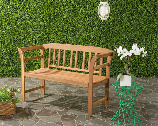 Safavieh Porterville 2 Seat Bench | Outdoor Stools & Benches | Modishstore - 1