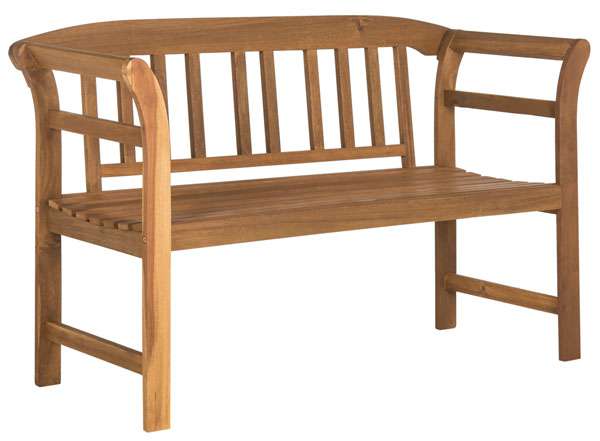 Safavieh Porterville 2 Seat Bench | Outdoor Stools & Benches | Modishstore - 2