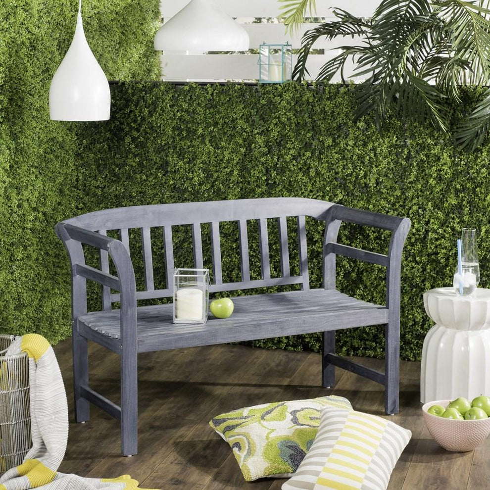 Safavieh Porterville 2 Seat Bench | Outdoor Stools & Benches | Modishstore - 5