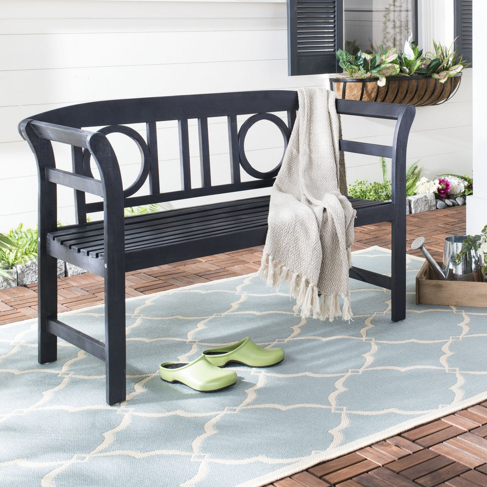 Safavieh Moorpark 2 Seat Bench | Outdoor Stools & Benches | Modishstore - 6