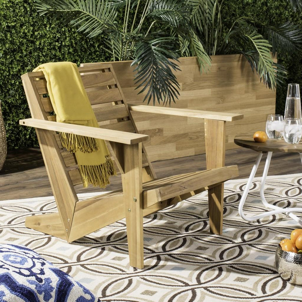 Safavieh Lanty Adirondack Chair | Outdoor Chaise Lounges | Modishstore - 1
