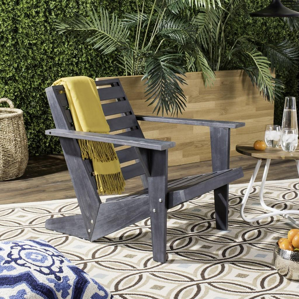 Safavieh  Lanty Adirondack Chair | Outdoor Chaise Lounges |  Modishstore  - 2