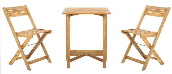 Safavieh Gallo Balcony Bistro Set | Outdoor Dining Sets | Modishstore - 2