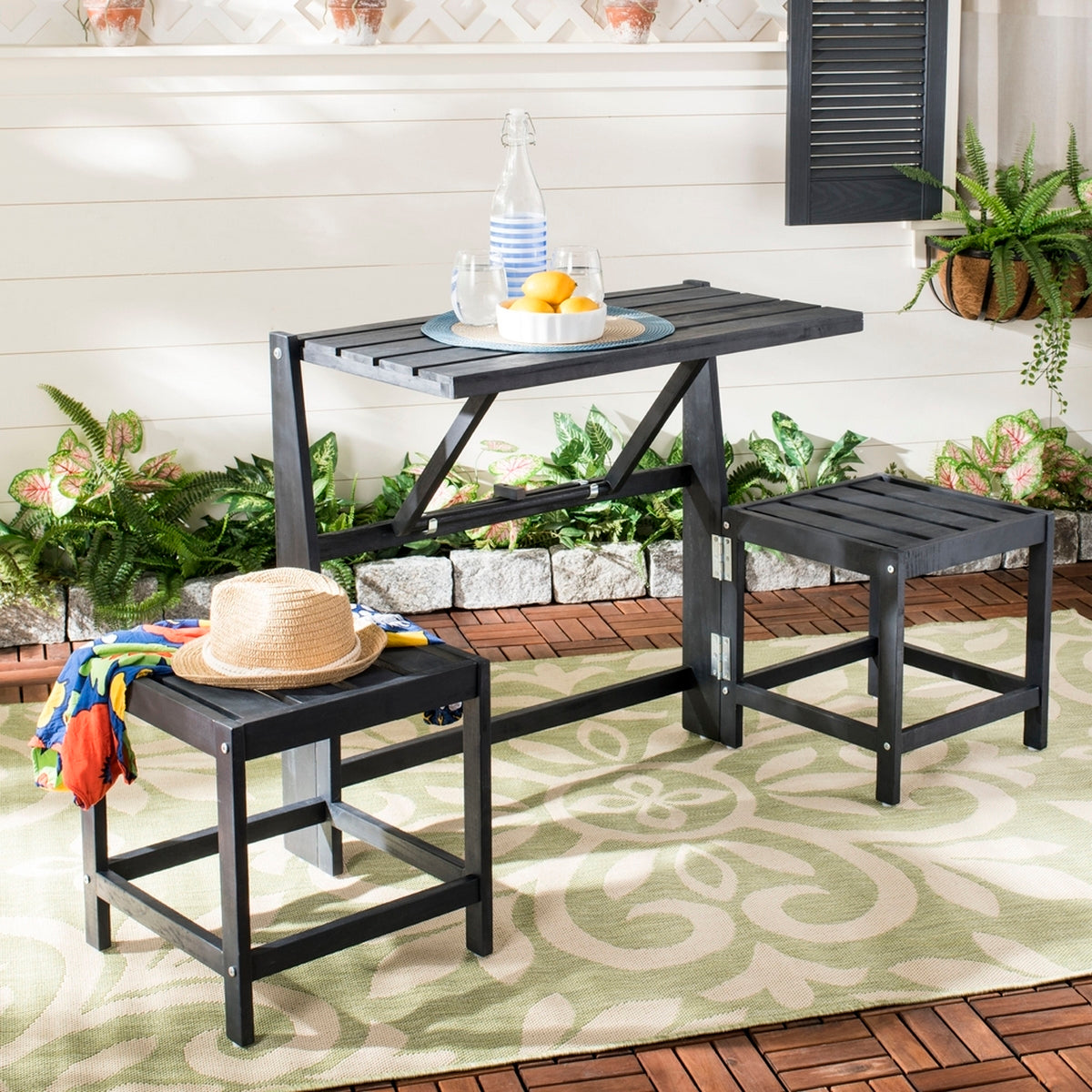 Safavieh Belamy Transformer Bench | Outdoor Stools & Benches | Modishstore - 1