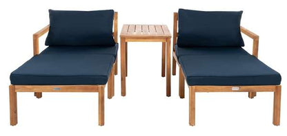 Safavieh Pratia 5Pc Outdoor Set | Outdoor Chaise Lounges | Modishstore - 6