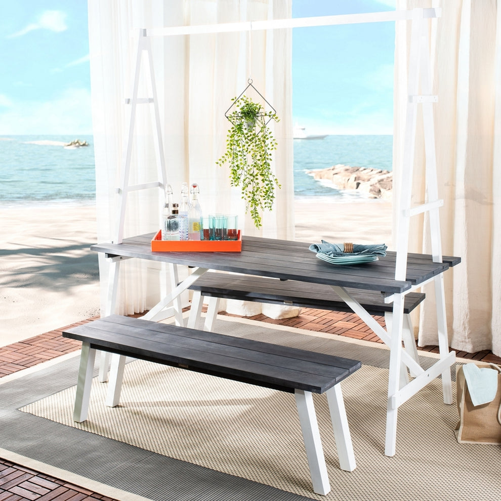 Safavieh Willamy 3 Pc Dining Set | Outdoor Dining Sets | Modishstore - 4
