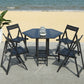 Safavieh Kerman Table And 4 Chairs | Outdoor Dining Sets | Modishstore - 8