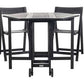 Safavieh Kerman Table And 4 Chairs | Outdoor Dining Sets | Modishstore - 4