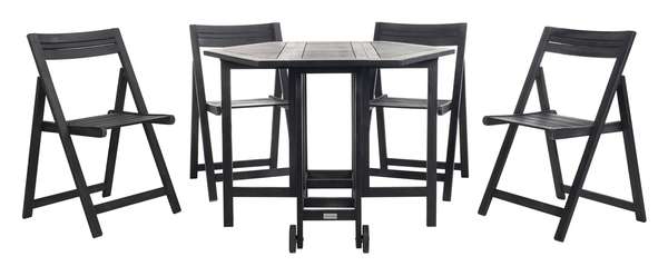 Safavieh Kerman Table And 4 Chairs | Outdoor Patio |  Modishstore  - 4
