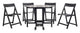 Safavieh Kerman Table And 4 Chairs | Outdoor Patio |  Modishstore  - 4