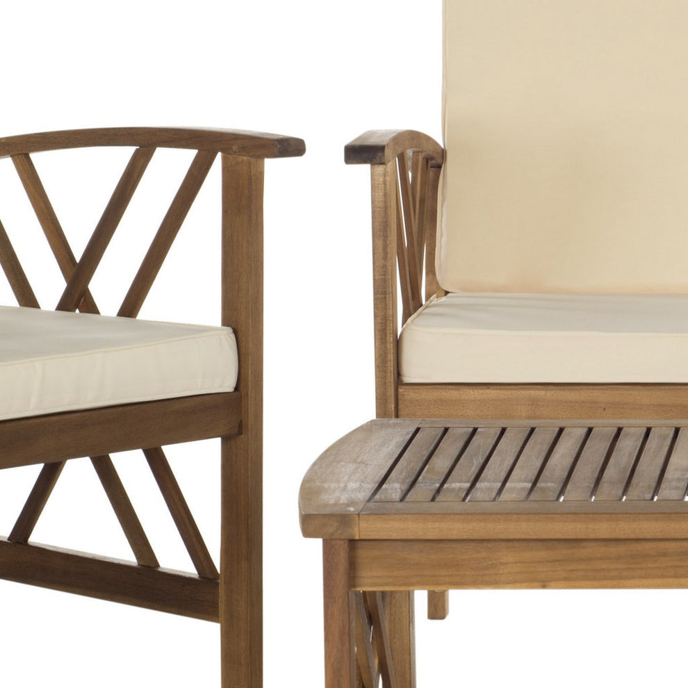 Safavieh Fontana 4 Pc Outdoor Set | Outdoor Sofas, Loveseats & Sectionals |  Modishstore  - 3