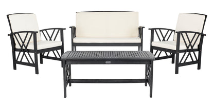 Safavieh Fontana 4 Pc Outdoor Set | Outdoor Sofas, Loveseats & Sectionals |  Modishstore  - 25