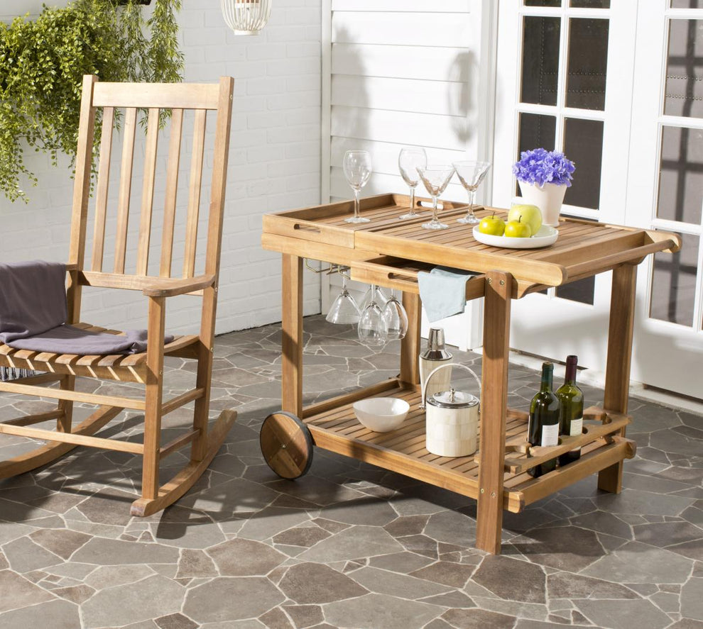 Safavieh Orland Tea Trolley | Bar Carts | Modishstore - 1