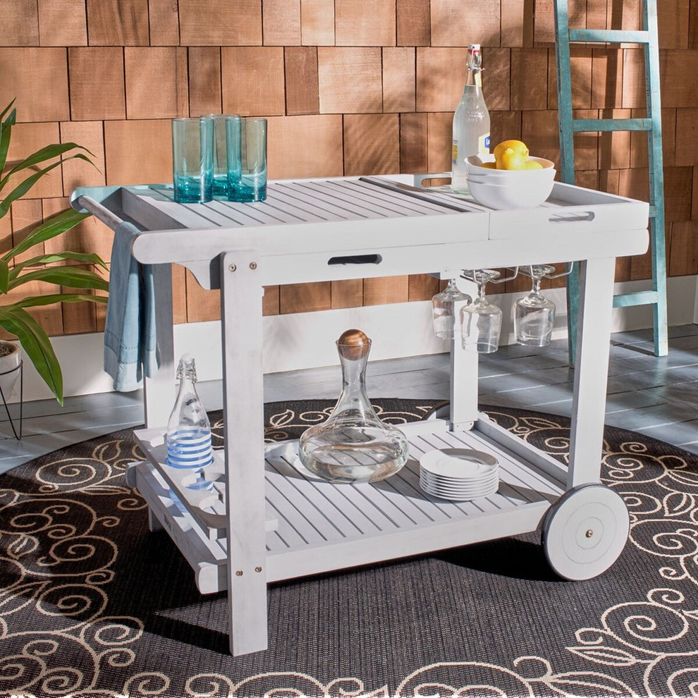 Safavieh Orland Tea Trolley | Bar Carts | Modishstore - 4