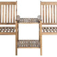 Safavieh Brea Twin Seat Bench | Outdoor Stools & Benches | Modishstore - 2