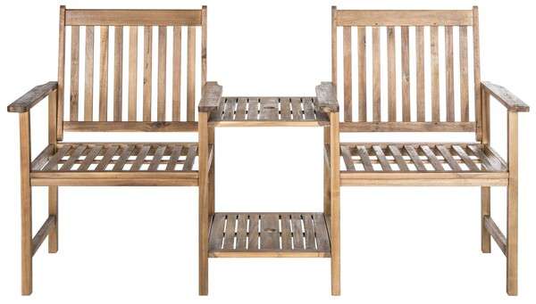 Safavieh Brea Twin Seat Bench | Outdoor Stools & Benches | Modishstore - 2