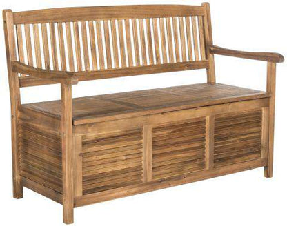 Safavieh Brisbane Storage Bench | Outdoor Stools & Benches | Modishstore - 4