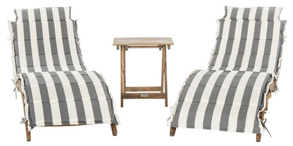 Safavieh Pacifica 3 Piece Lounge Set | Outdoor Chaise Lounges |  Modishstore  - 2