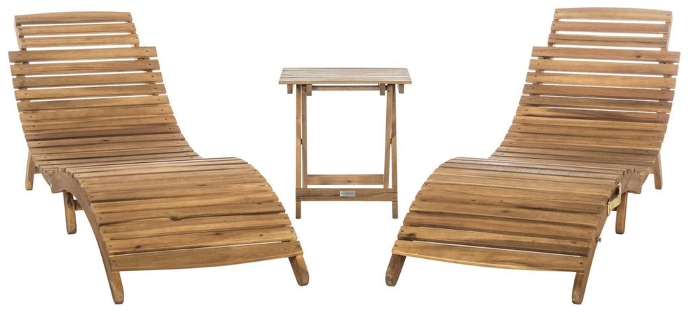 Safavieh Pacifica 3 Piece Lounge Set | Outdoor Chaise Lounges |  Modishstore  - 5