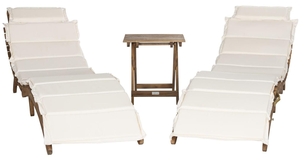 Safavieh Pacifica 3 Piece Lounge Set | Outdoor Chaise Lounges |  Modishstore  - 10