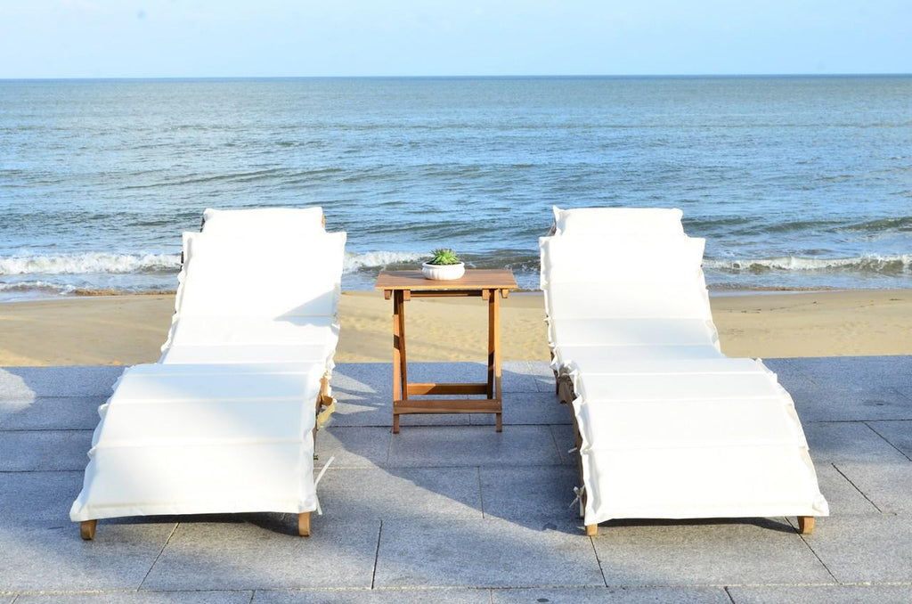 Safavieh Pacifica 3 Piece Lounge Set | Outdoor Chaise Lounges |  Modishstore  - 14