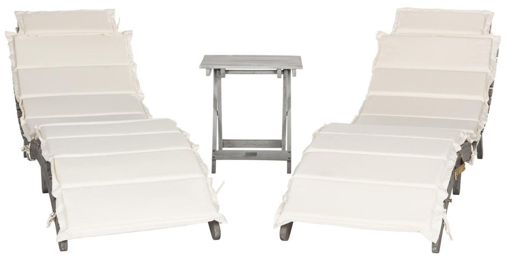 Safavieh Pacifica 3 Piece Lounge Set | Outdoor Chaise Lounges |  Modishstore  - 22