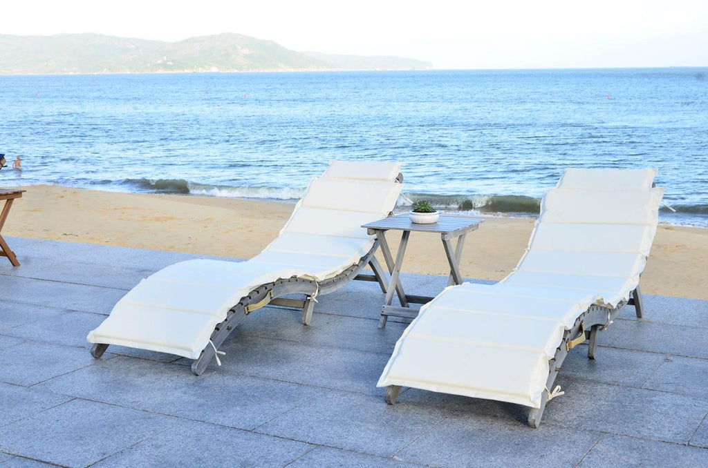 Safavieh Pacifica 3 Piece Lounge Set | Outdoor Chaise Lounges |  Modishstore  - 26