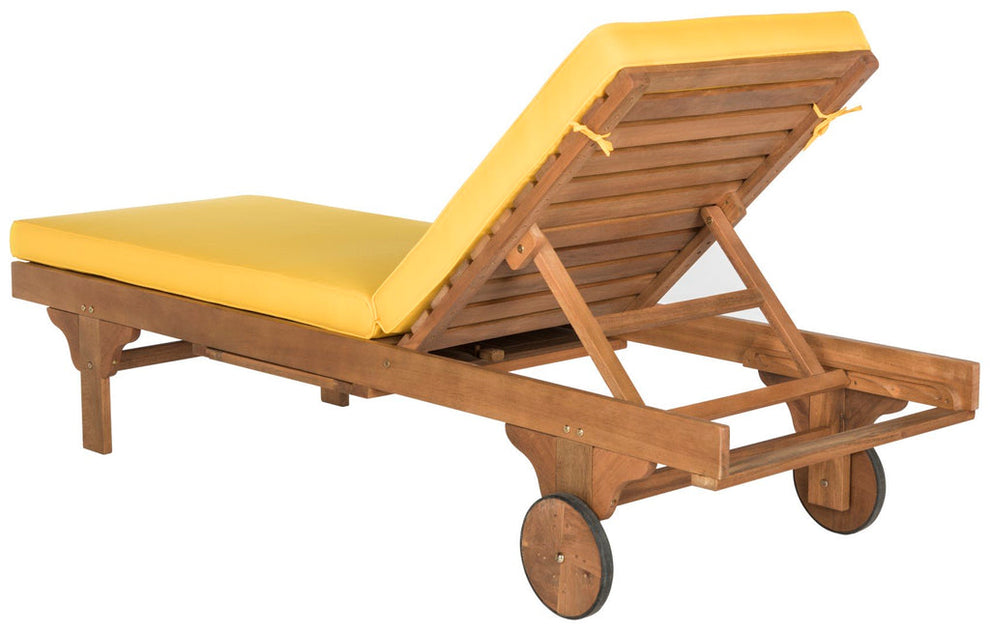 Safavieh Newport Chaise Lounge Chair With Side Table | Outdoor Recliners & Lounge Chairs | Modishstore - 2
