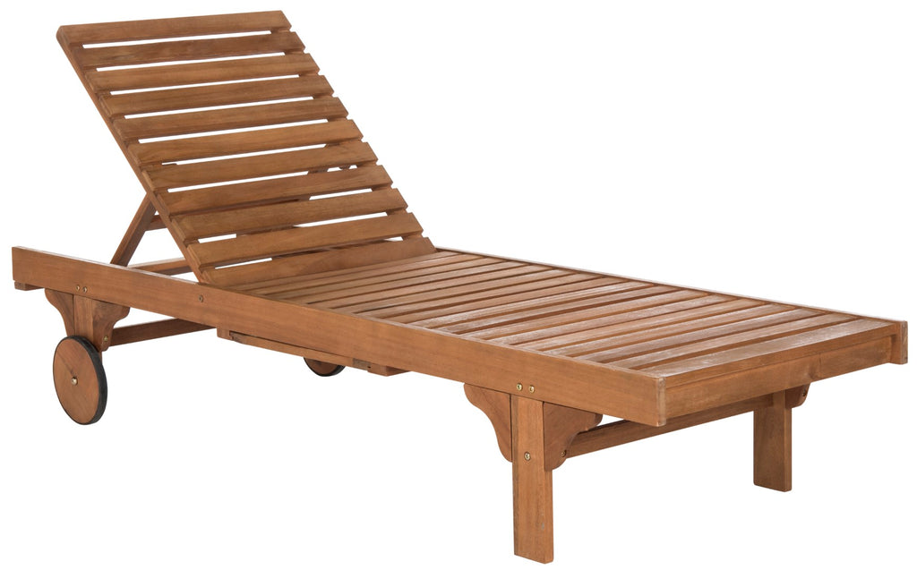 Safavieh Newport Chaise Lounge Chair With Side Table | Outdoor Recliners & Lounge Chairs | Modishstore - 3